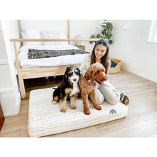 Load image into Gallery viewer, MudCloth Dog Bed - XXL African MudCloth Dog Bed