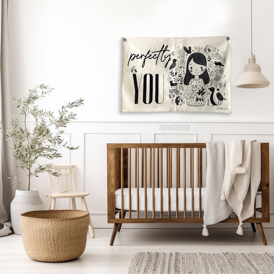 kids canvas nursery banner