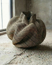 Load image into Gallery viewer, Bolga Wave Floor Basket 06