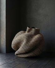 Load image into Gallery viewer, Bolga Wave Floor Basket 06