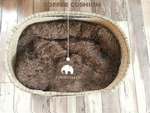 dog bed basket and cushion bed
