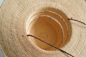 women wicker hat
