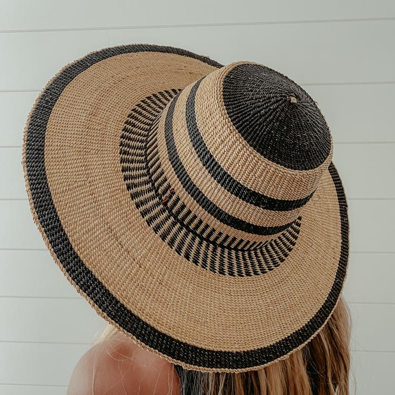 Wicker Sun Hat - Sun Hat Women