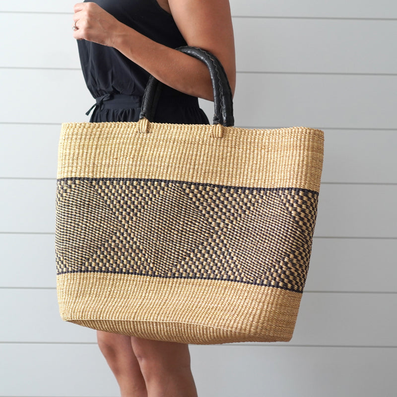 straw basket bag for women