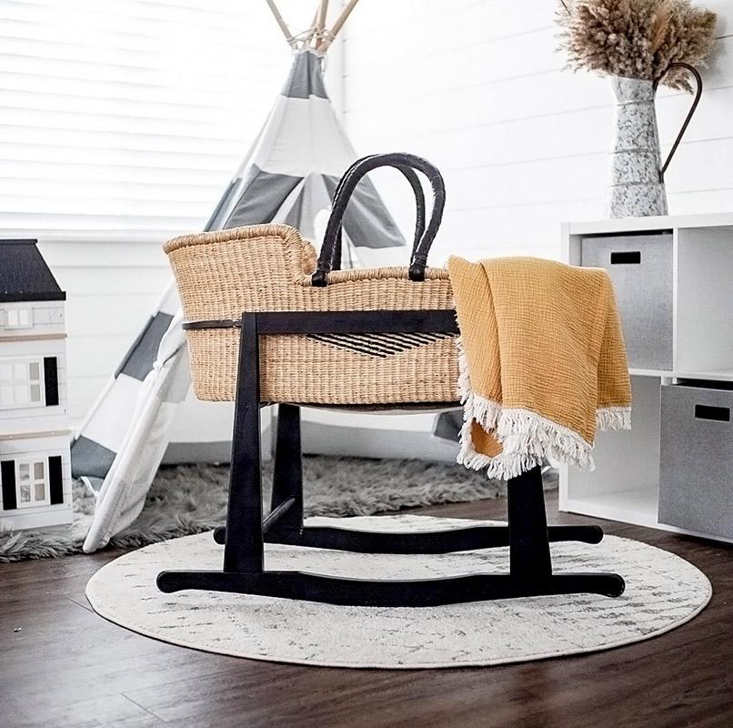 wicker bassinet