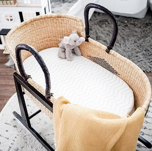 wicker crib
