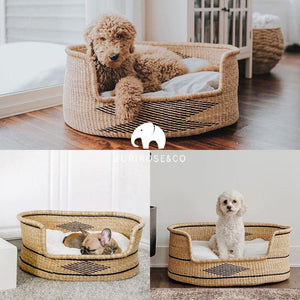 Large Woven Dog Bed