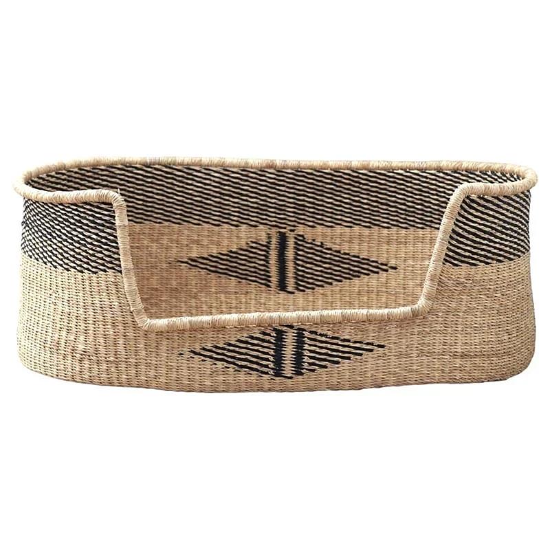 zurirose african woven dog bed