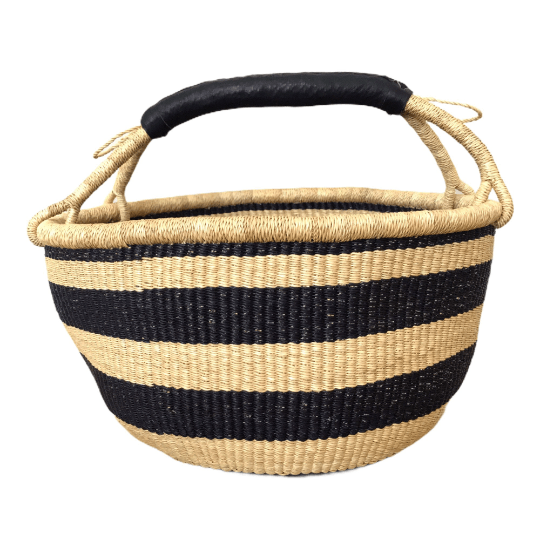 XL Bolga Market Basket - ZuriRose & Co LLC