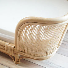 Load image into Gallery viewer, XL Handmade Rattan Dog Bed | Rattan Pet Bed | Dog Basket Bed | Wicker Dog Bed Basket | Woven Dog Bed Basket | Natural Pet Bed | Pet Basket