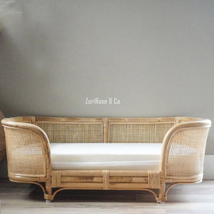 XL Handmade Rattan Dog Bed | Rattan Pet Bed | Dog Basket Bed | Wicker Dog Bed Basket | Woven Dog Bed Basket | Natural Pet Bed | Pet Basket