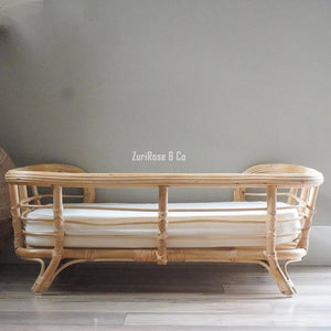 XL Handmade Rattan Dog Bed | Rattan Pet Bed | Dog Basket Bed | Wicker Dog Bed Basket | Woven Dog Bed Basket | Natural Pet Bed | Pet Basket