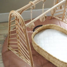 Load image into Gallery viewer, Handmade Rattan Play Gym | Baby Play Mobile | Rattan Montessori Play Gym | Boho Play Gym | Eco Baby | Baby Hanging Toys | Natural Play Gym