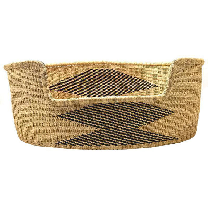 large dog basket bed