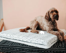 Load image into Gallery viewer, MudCloth Dog Bed - XL African MudCloth Dog Bed