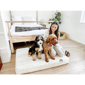 MudCloth Dog Bed - XXL African MudCloth Dog Bed
