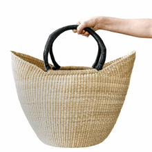 Load image into Gallery viewer, bolga u shopper basket bag