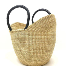 Load image into Gallery viewer, U Shopper Bag With Leather Handles