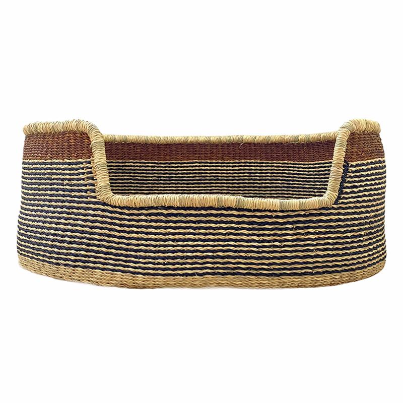 woven dog bed basket